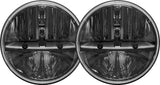 Rigid Industries 7in Round Headlights w/ PWM Adaptors - Set of 2