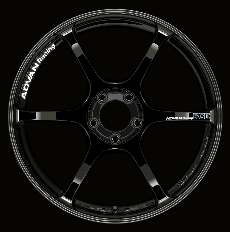 Advan RGIII 18x8.0 +42 5-112 Racing Gloss Black Wheel