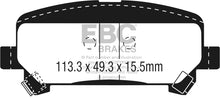 Load image into Gallery viewer, EBC 15+ Chevrolet Colorado 2.5 Ultimax2 Rear Brake Pads