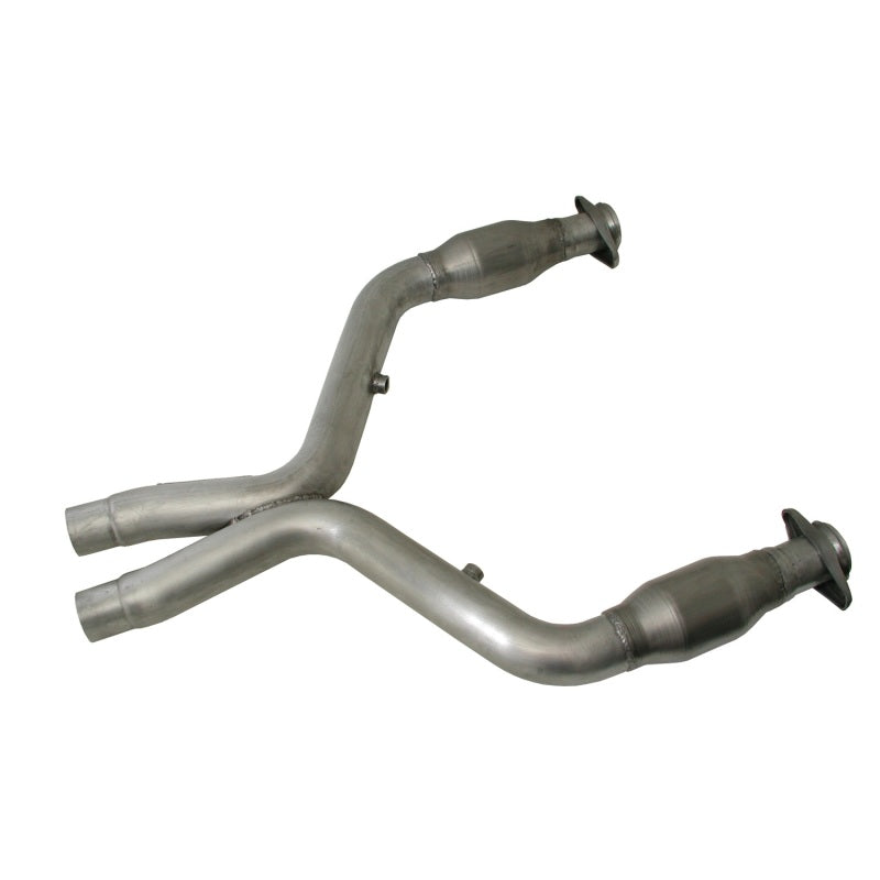 BBK 11-14 Mustang 5.0 Short Mid X Pipe With Catalytic Converters 3.0 For BBK Long Tube Headers