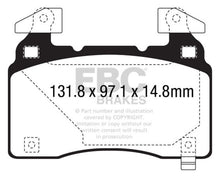 Load image into Gallery viewer, EBC 11-15 Chevrolet Camaro (5th Gen) 6.2 Ultimax2 Front Brake Pads