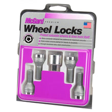 Load image into Gallery viewer, McGard Wheel Lock Bolt Set - 4pk. (Cone Seat) M14X1.5 / 17mm Hex / 31.0mm Shank Length - Chrome