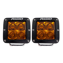 Load image into Gallery viewer, Rigid Industries D-Series Spot w/ Amber PRO Lens (Pair)