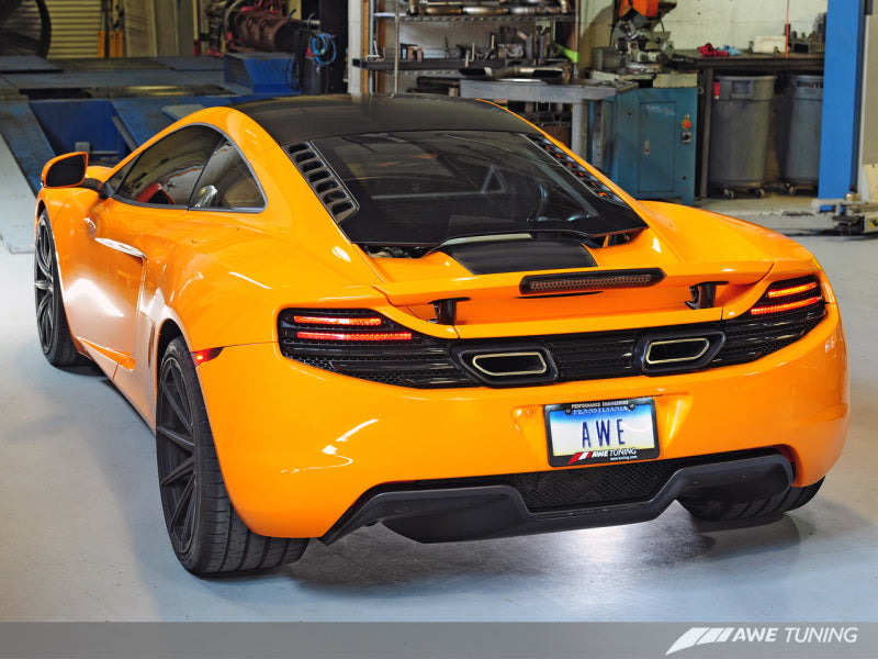 AWE Tuning McLaren MP4-12C Performance Exhaust - Machined Tips