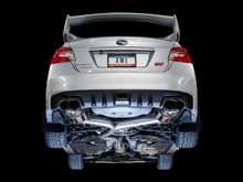 Load image into Gallery viewer, AWE Tuning Subaru STI VA / WRX GV / STI GV Sedan Touring Edition Exhaust - Chrome Silver Tip (102mm)