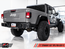 Load image into Gallery viewer, AWE Tuning 20-21 Jeep Gladiator JT 3.6L Tread Edition Cat-Back Dual Exhaust - Diamond Black Tip