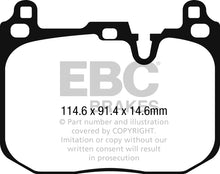 Load image into Gallery viewer, EBC 2014+ Mini Cooper John Cooper Works Ultimax2 Front Brake Pads