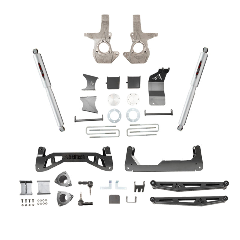 Belltech 07-16 Chevrolet Silverado / GMC Sierra 1500 4WD 7-9in Suspension Lift Kit w/ Shocks