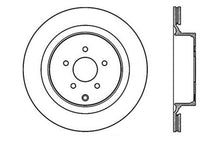 Load image into Gallery viewer, StopTech 09 Infiniti FX50 SportStop Slotted &amp; Drilled Rear Left Rotor