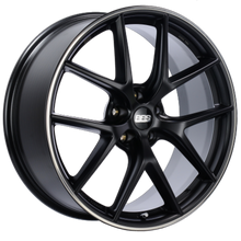 Load image into Gallery viewer, BBS CI-R 19x9.5 5x114.3 ET40 Satin Black Polished Rim Protector Wheel -82mm PFS/Clip Required