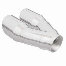 Load image into Gallery viewer, MagnaFlow Double Wall 3in Dual Round Polished Tip 2.25in Inlet