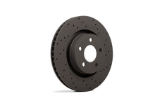 Load image into Gallery viewer, Hawk Talon 2002 BMW 745i E65 Body Code Drilled and Slotted Rear Brake Rotor Set