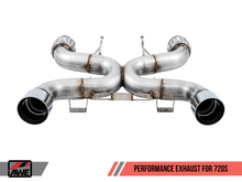 Load image into Gallery viewer, AWE Tuning McLaren 720S Performance Exhaust - Chrome Silver Tips