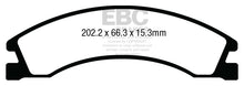 Load image into Gallery viewer, EBC 08+ Ford Econoline E150 4.6 Yellowstuff Rear Brake Pads