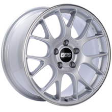 Load image into Gallery viewer, BBS CH-R 19x9 5x120 ET44 Brilliant Silver Polished Rim Protector Wheel -82mm PFS/Clip Required