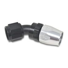 Load image into Gallery viewer, Russell Performance -10 AN Black/Silver 45 Degree Full Flow Hose End