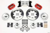 Wilwood Dynapro Dust-Boot Front Kit 12.19in Red 67-69 Camaro 64-72 Nova Chevelle