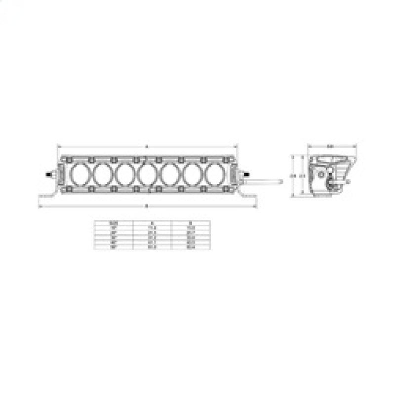 Rigid Industries Revolve 30in Bar w/Amber Trim Ring