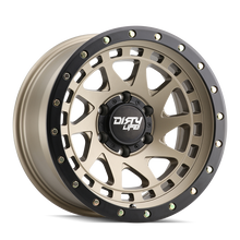 Load image into Gallery viewer, Dirty Life 9311 Enigma Pro 17x9/8x165.1 BP/-12mm Offset/130.8mm Hub Satin Gold Wheel - Beadlock