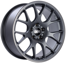 Load image into Gallery viewer, BBS CH-R 19x9.5 5x112 ET35 Satin Titanium Polished Rim Protector Wheel -82mm PFS/Clip Required