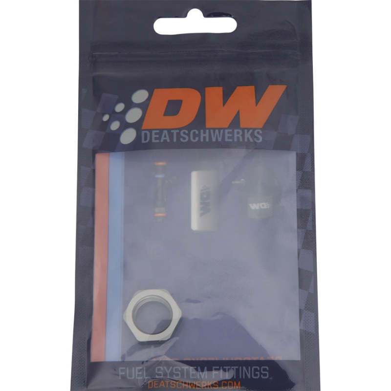 DeatschWerks 6AN Bulkhead Nut Smaller OD - Anodized DW Titanium