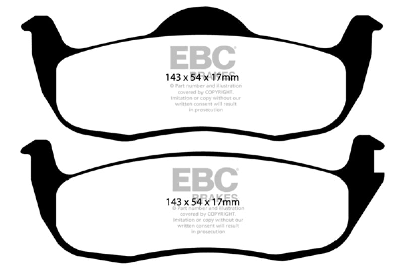 EBC 05-10 Jeep Commander 3.7 Ultimax2 Rear Brake Pads