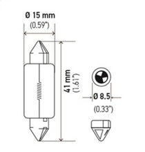 Load image into Gallery viewer, Hella Universal Clear T4.63 Incandescent 12V 15W Bulb (MOQ 10)