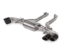 Akrapovic 2020+ BMW X5M (F95)/X6M (F96) Slip-On Line (Titanium) w/Carbon Fiber Titanium Tips