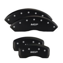 Load image into Gallery viewer, MGP 4 Caliper Covers Engraved Front &amp; Rear MGP Red finish silver ch