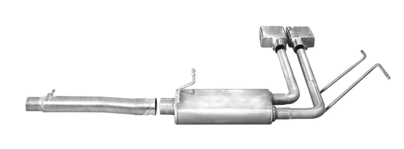 Gibson 14-18 Chevrolet Silverado 1500 LTZ 6.2L 2.5in Cat-Back Super Truck Exhaust - Stainless