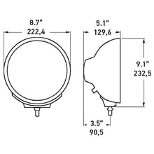 Load image into Gallery viewer, Hella Headlamp FF-ZFPO 0/180GR BLACK MG12 1F8