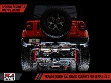 Load image into Gallery viewer, AWE Tuning 2018+ Jeep Wrangler JL/JLU Tread Edition Axle-Back Dual Exhaust - Chrome Silver Tips