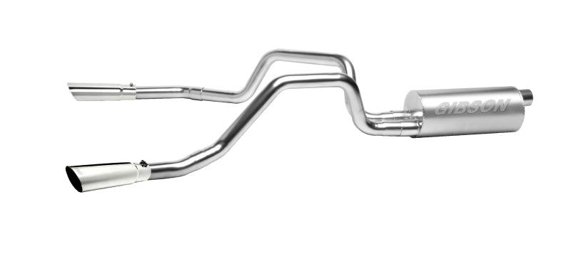 Gibson 98-00 Chevrolet S10 LS 2.2L 1.75in Cat-Back Dual Split Exhaust - Aluminized