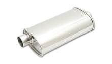 Load image into Gallery viewer, Vibrant StreetPower Oval Muffler 3.50in Inlet/Outlet (Offset-Center)