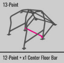 Load image into Gallery viewer, Cusco SFTY21 2-Passenger 13-Point BLK DASH-ESCAPE Roll Cage Subaru STi GRB 08-14 (S/O NO CNCL)