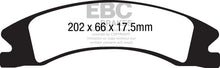 Load image into Gallery viewer, EBC 15+ Cadillac Escalade Ext/Esv 6.2 2WD Yellowstuff Front Brake Pads