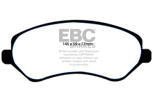 Load image into Gallery viewer, EBC 04-07 Chrysler Town &amp; Country 3.3 Rear Drums Ultimax2 Front Brake Pads