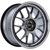 BBS LM-R 20x9.5 5x114.3 ET40 CB66 Diamond Black Center Diamond Cut Lip Wheel