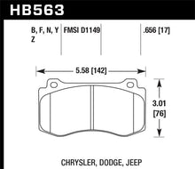 Load image into Gallery viewer, Hawk 12-20 Challenger/Charger 06-10 Grand Cherokee SRT8 DTC-60 Motorsports Front Brake Pads