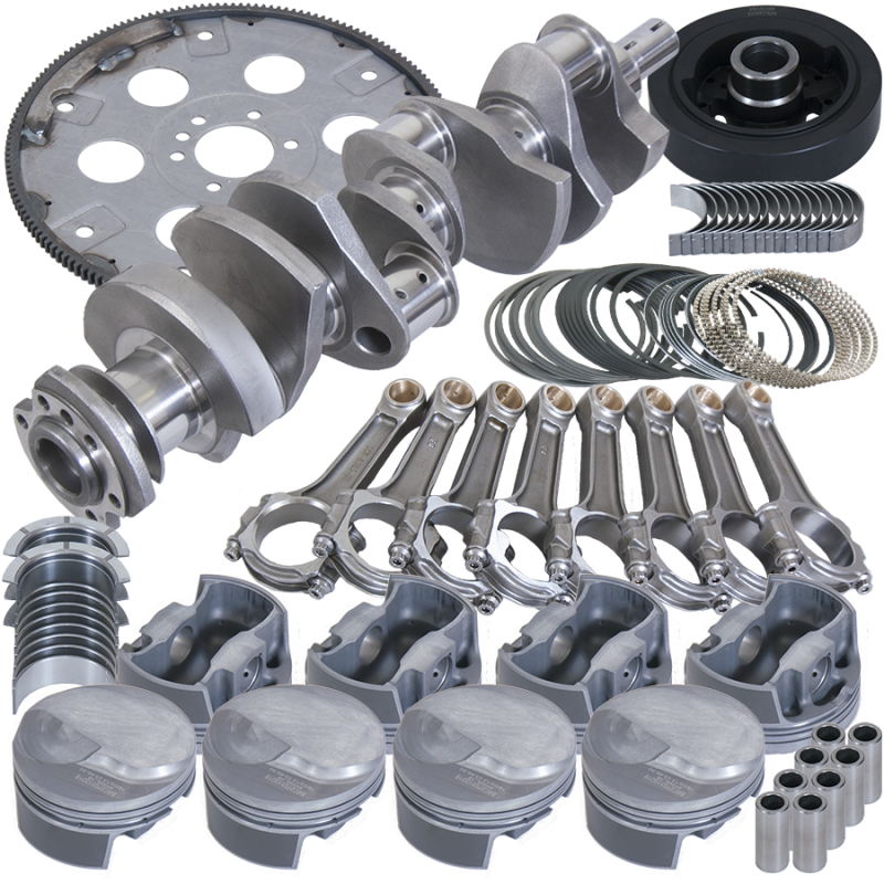 Eagle Chevrolet Big Block 2 Pc Seal Street & Strip Rotating Assembly Kit - 4.25in Stroke 6.385in Rod