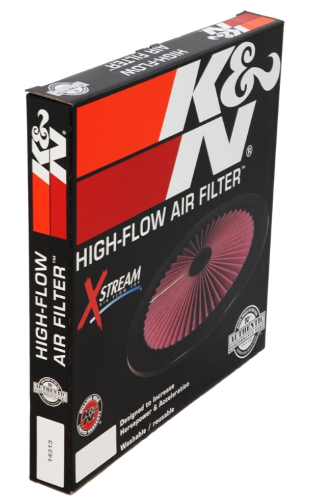 K&N X-Stream Top Filter X-Stream 16in OD - Black