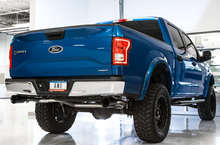 Load image into Gallery viewer, AWE Tuning 2015+ Ford F-150 0FG Dual Exit Performance Exhaust System w/5in Diamond Black Tips