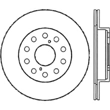 Load image into Gallery viewer, StopTech Sport Slotted 91-95 Toyota MR2 Cryo Rear Left Rotor