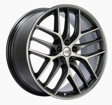 Load image into Gallery viewer, BBS CC-R 19x9.5 5x120 ET40 Satin Graphite Diamond Cut Polished Rim Protector Wheel -82mm PFS Req.