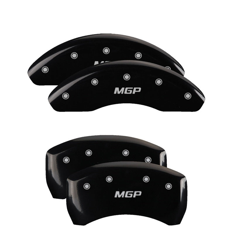 MGP 4 Caliper Covers Engraved Front & Rear MGP Yellow finish black ch