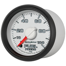 Load image into Gallery viewer, Autometer Factory Match 52.4mm Full Sweep Electronic 0-100 PSI Fuel Pressure Gauge Dodge