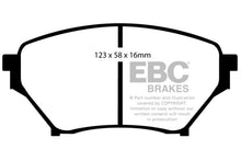 Load image into Gallery viewer, EBC 01-03 Mazda Miata MX5 1.8 (Sports Suspension) Redstuff Front Brake Pads