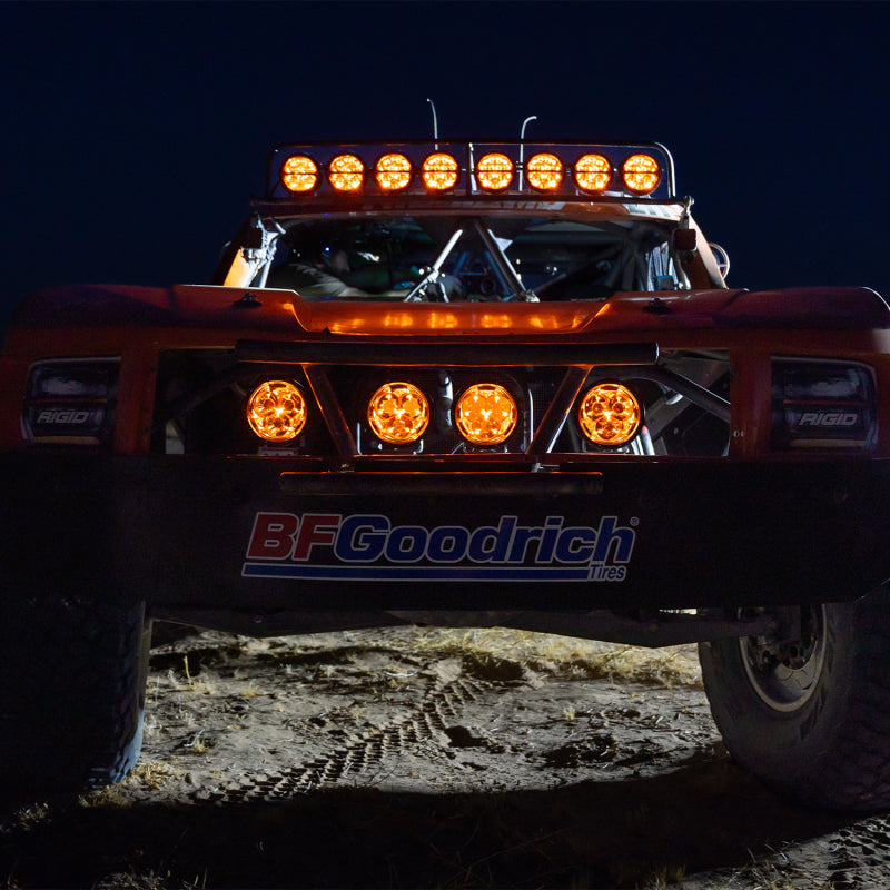 Rigid Industries 360-Series Laser 6in Amber PRO Amber Backlight