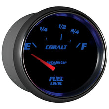 Load image into Gallery viewer, AutoMeter Gauge Fuel Level 2-5/8in. 73 Ohm(e) to 10 Ohm(f) Elec Cobalt