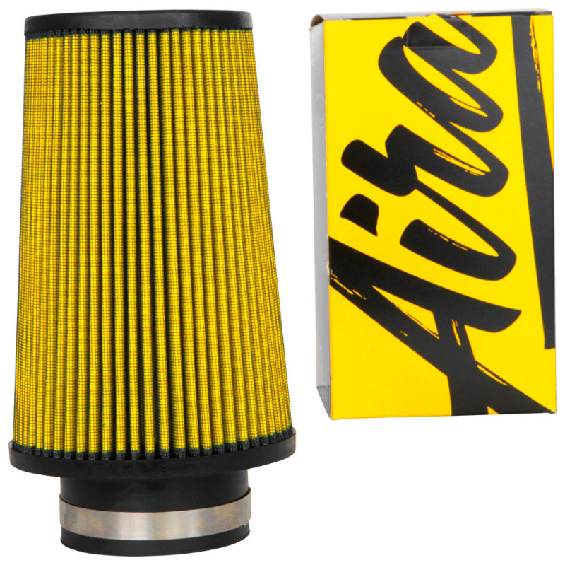 Airaid Universal Air Filter - Cone 3-1/2 FLG x 6in B x 4-5/8in T x 9 H